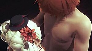 Hentai Uncensored 3D - Tabusa Gets Boobjob And Fucked By Redhair Boy In Japanese Anime Game Porn!