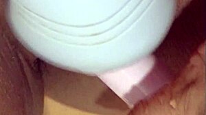 maxine x squirts everywhere with her big pussy lips and natural tits