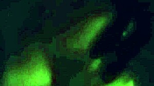 In the dark, she secretly sucks my dick while hiding from her husband