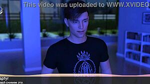 Watching Adult Movie With Stepsister Leads To Intense Fucking And Orgasms.