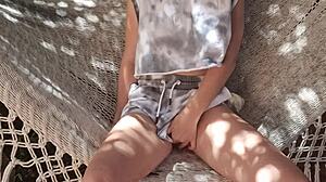 I enjoy a quiet moment of self-pleasure in the garden