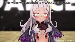Hololive Murasaki Shion stars in steamy 3D hentai dream. Her animated moves captivate!