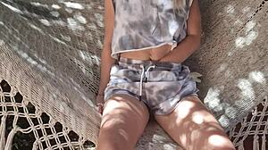 I enjoy a quiet moment of self-pleasure in the garden