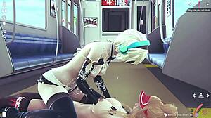 Watch this hot 3D girl fuck