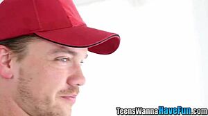 Reality Teens Face Jizzed in Wild 4some Party with Hardcore Blowjobs. Who Gets the Most Cum on Face?