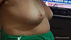 Hey, we're playing with friends, and it includes blowjobs, tattoos, and masturbation in this brazilian amateur video