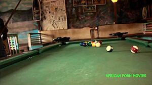 Pretty Girl Bets Ass In Billiard Game, Loses And Gets Fucked On Pool Table In Snack Bar