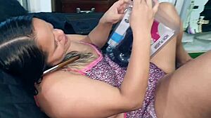 left a hidden gift for girlfriend paty bumbum and made a naughty call