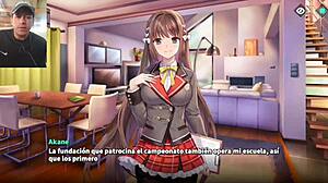 hot girls in akane city getting wild in this hentai game