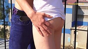 Young Couple Shares Loving Moments Together