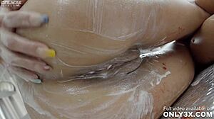 Colombian Veronica Leal In Socks And Tattoo Masturbates Pussy During Quarantine