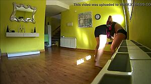 Fitness Gina Vs Male Combat 3 Of 3 Mixed Boxing Gina Wipes Floor With Guy