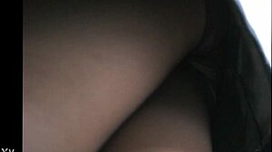 Lacy panties and pantyhose in amateur fashion