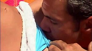 Blonde says 'I'm horny' getting fucked hard by old guy