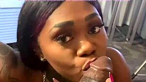 Watch Me Deepthroat That Black Cock!