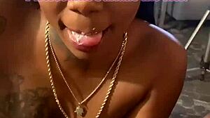 Watch Me Deepthroat That Black Cock!