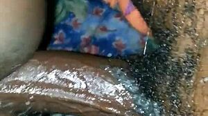 Why is she so wet while I doggystyle her bent over sloppy?