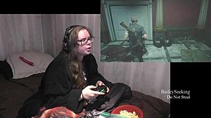 Watch her strip in Resident Evil 2?