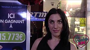 sabrina, the brunette slut, wants to fuck right now?