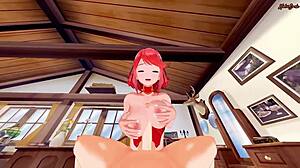 i fucked pyra in pov and gave her a missionary creampie in xenoblade chronicles 2 hentai