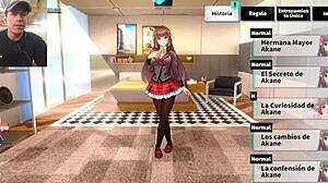 hot girls in akane city getting wild in this hentai game