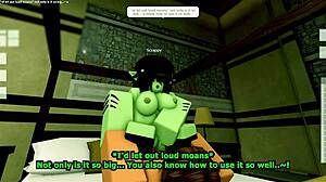 a hot night with goblin girl