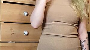 Asian Lady Enjoys Smoking Cigarette