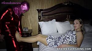 Chastity Training Sessions Femdomraw - Daisy Lynne Blonde Leggings Nylon Babe Kinky Domination Pantyhose Fetish