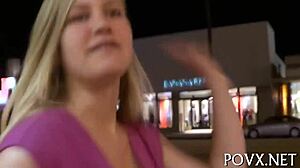 Roxy Lovette's Sloppy POV Cock Sucking in Rough Hardcore Pussy Action