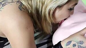 dana barzagli teaches good oral sex with natural ass tantaly in latina lesbian tutorial