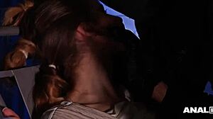 Wow! Princess Stella Cox endures hard double penetration in her ass and pussy!