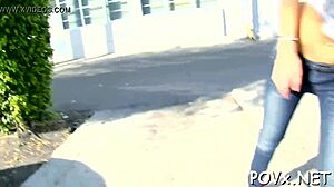 young teens sucking and fucking in pov