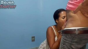 Oh Yeah, Husband Films His Slutty Amateur Wife Getting Fucked and Taking a Massive Cumshot!