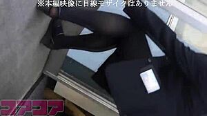 Asian Teen in Uniform Fucks During Driving School Wait!