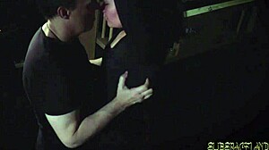 Spanking And Making A Hot Teen 18+ Cum Through Bondage