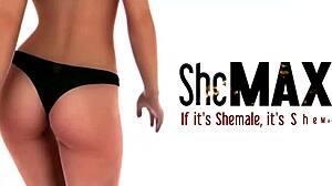 Watch brunette ladyboy finger her tight anal hole while stroking?