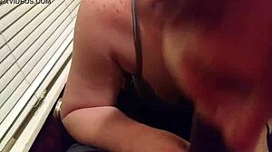 almost caught sucking big black cock