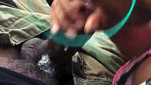 hey, got a quick cumshot in the car today