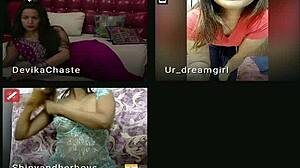 Indian teen couple engages in anal blowjob and pussy fucking live show