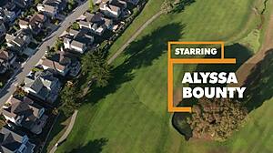 Virgin teen Alyssa Bounty gets her first blowjob introduction from Cherry Kiss in POV.