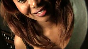 kymora lee sucks through the glory hole!