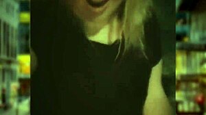 Making my own Eminem video at the party! 🎤