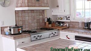 blonde milf sucking cock in high def with taboo teen 18+ facial finish