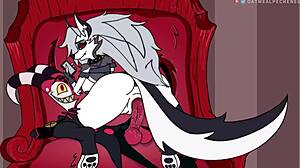 Loona Enjoys Secret Fun with Stepdad in Helluva Boss