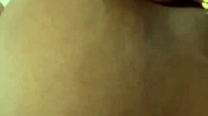 Big booty ebony woman poses confidently