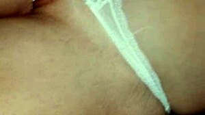 Blonde Spanish Girl Rubs My Pussy With Her Cock At Midnight