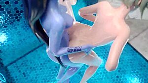 Three animation dickgirls bang asses and cum hard on each other.