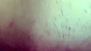 Latina girlfriend enjoys double pussy penetration with dildo toys.