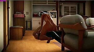 Intense Latina Adventures in Play Home 3D Animated Porn Story