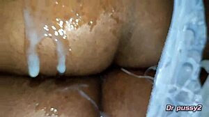 Dr. Pussy Compiles Best Cumshots On Hot Angolan Interracial Babe